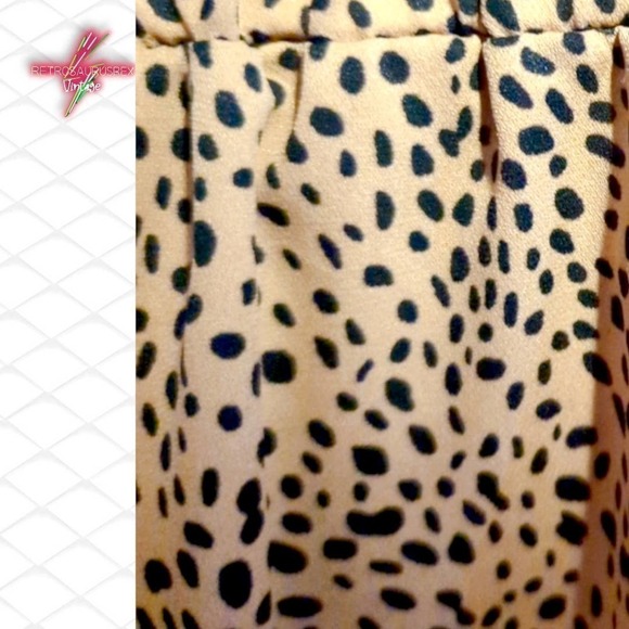 Vonda Retro Polka Dot Ruffle High Low Peasant Skirt - Picture 2 of 6